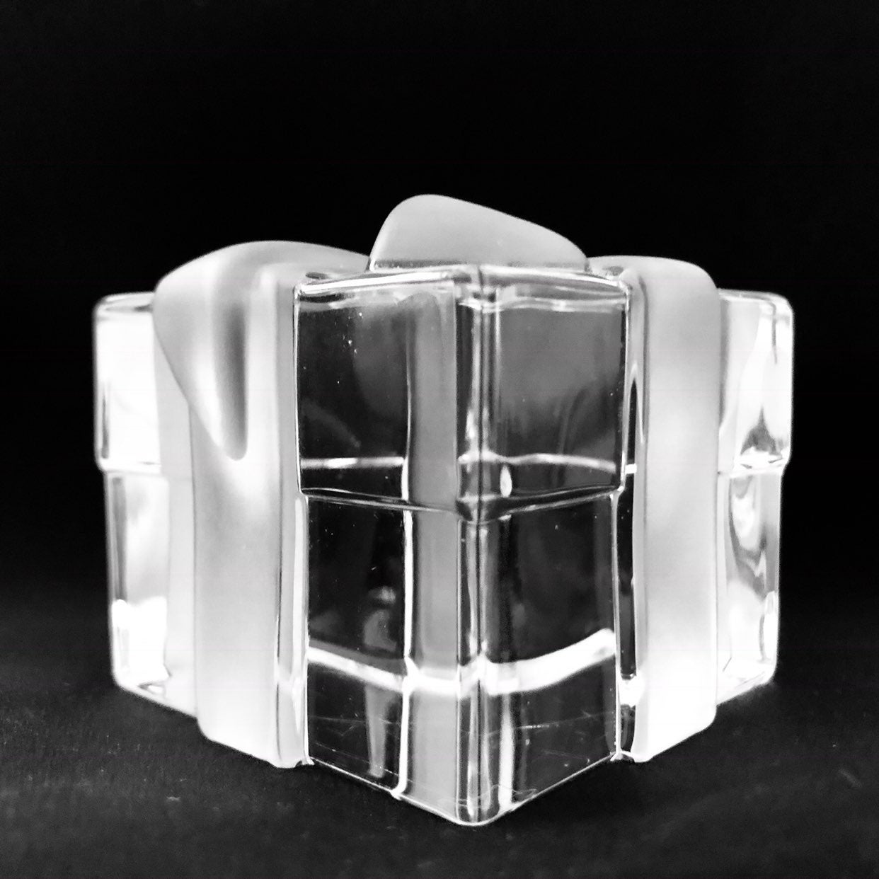Tiffany Crystal Box, solid & heavy.