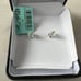 Diamond Earrings Sterling Silver