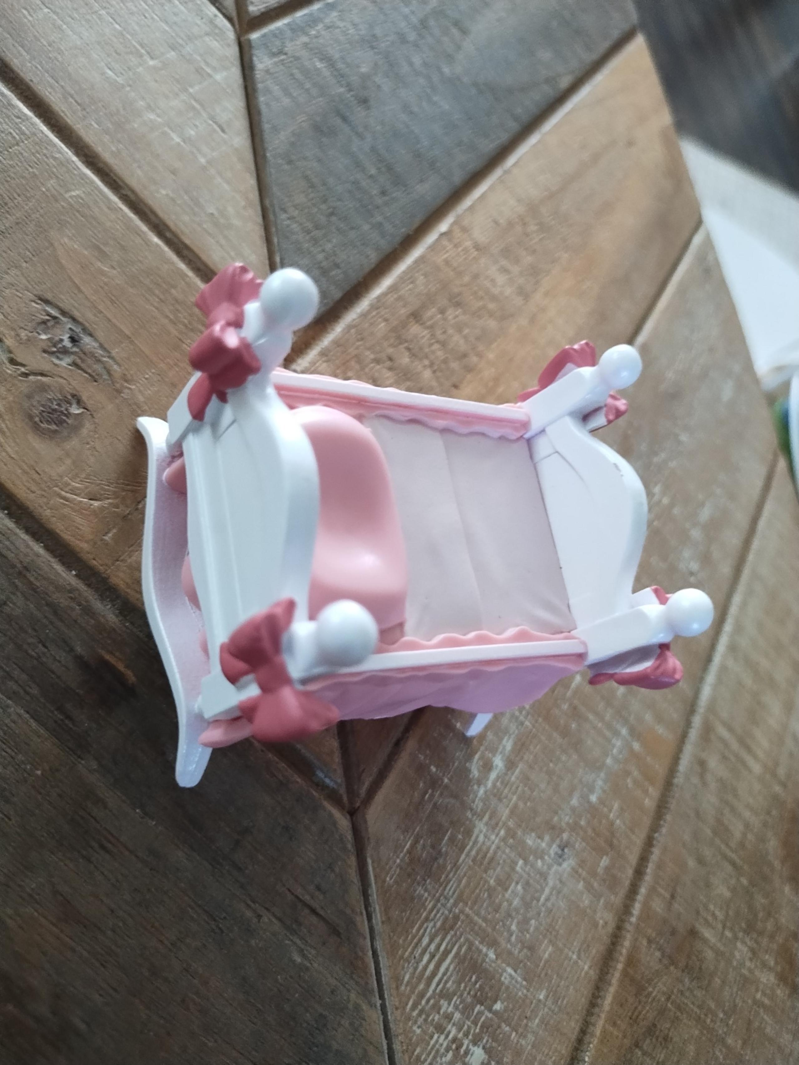 Disney Animator Collection Frozen Anna Rag Doll Bed Crib Pink Replacement Part