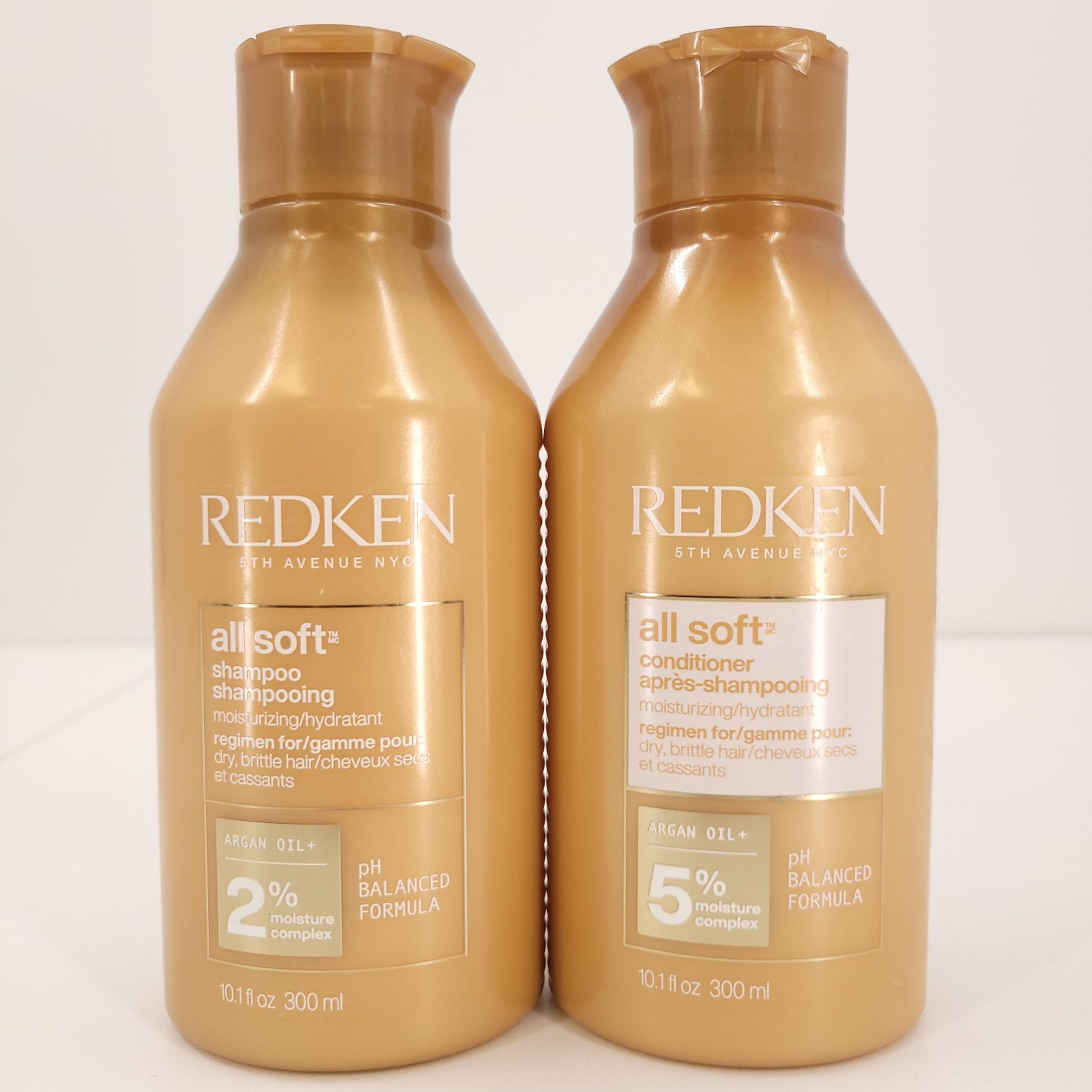 Redken All Soft Shampoo & Conditioner Argan Oil+ Moisture Complex 10.1 Oz Each