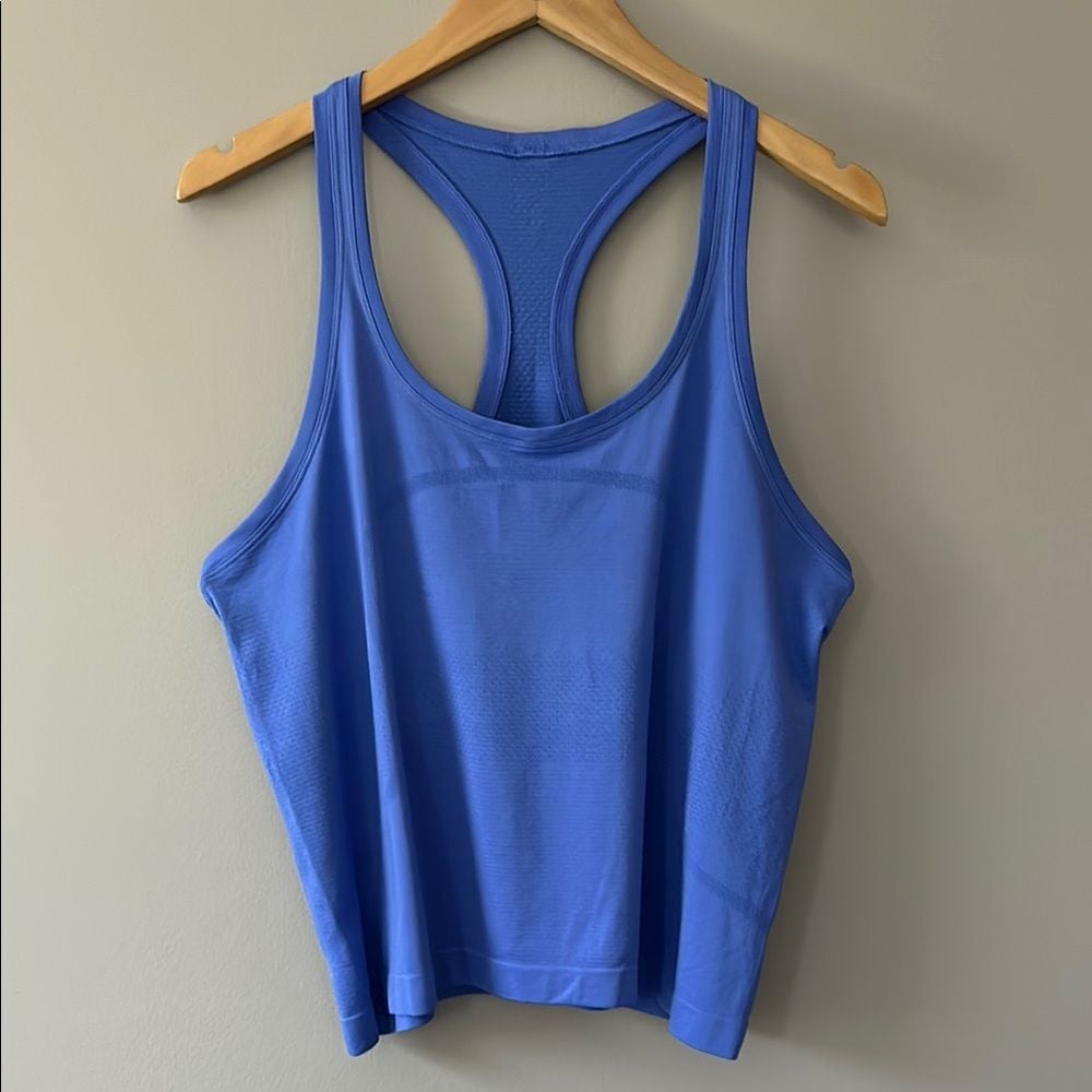 Lululemon Swiftly Tech Racerback Tank Top *Race Length Sz 12 Wild Indigo