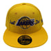New Era X Just Don Los Angeles Lakers Hat Cap Size 7 Yellow 59Fifty Fitted NBA