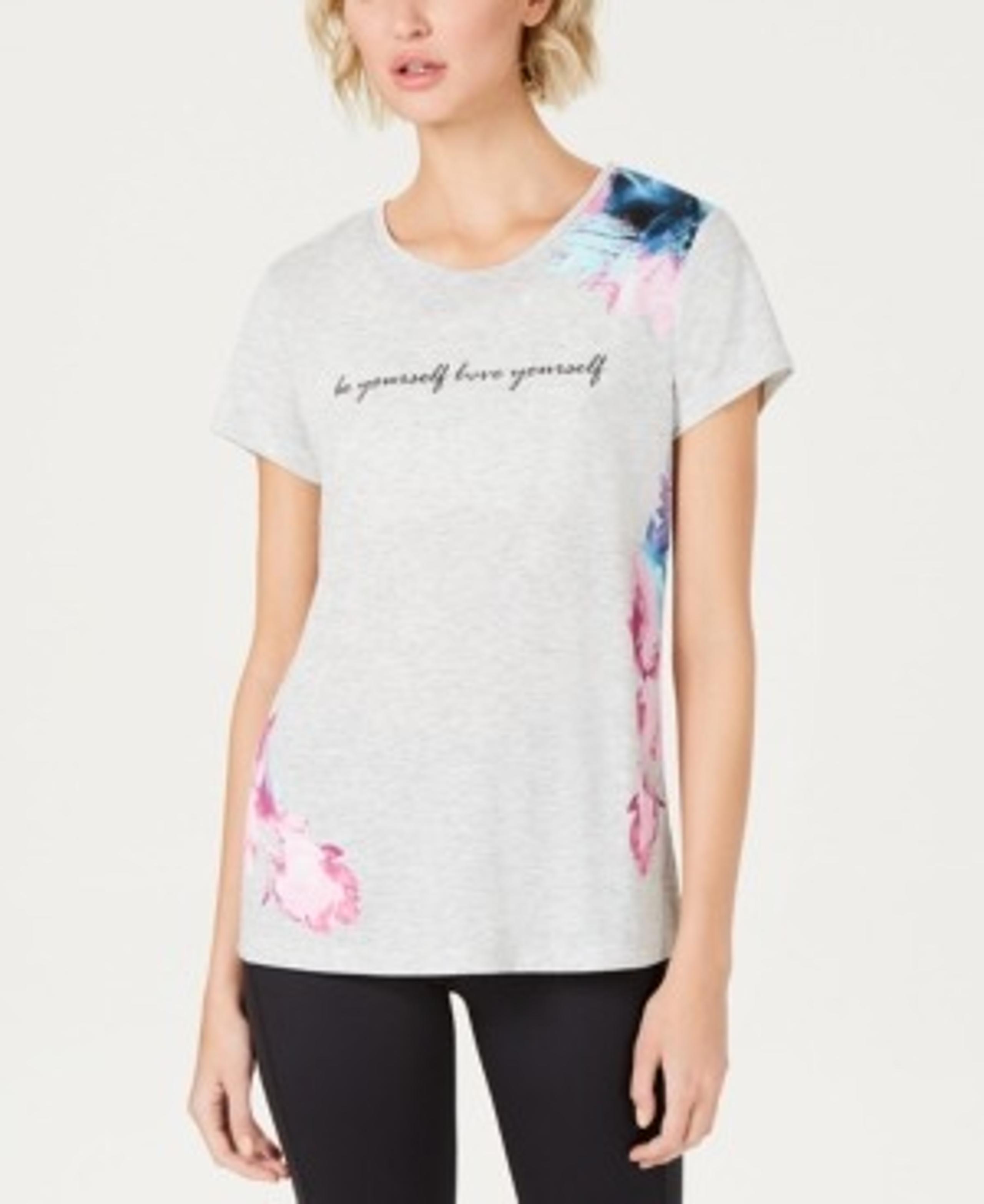 Ideology Graphic Keyhole T-Shirt XL
