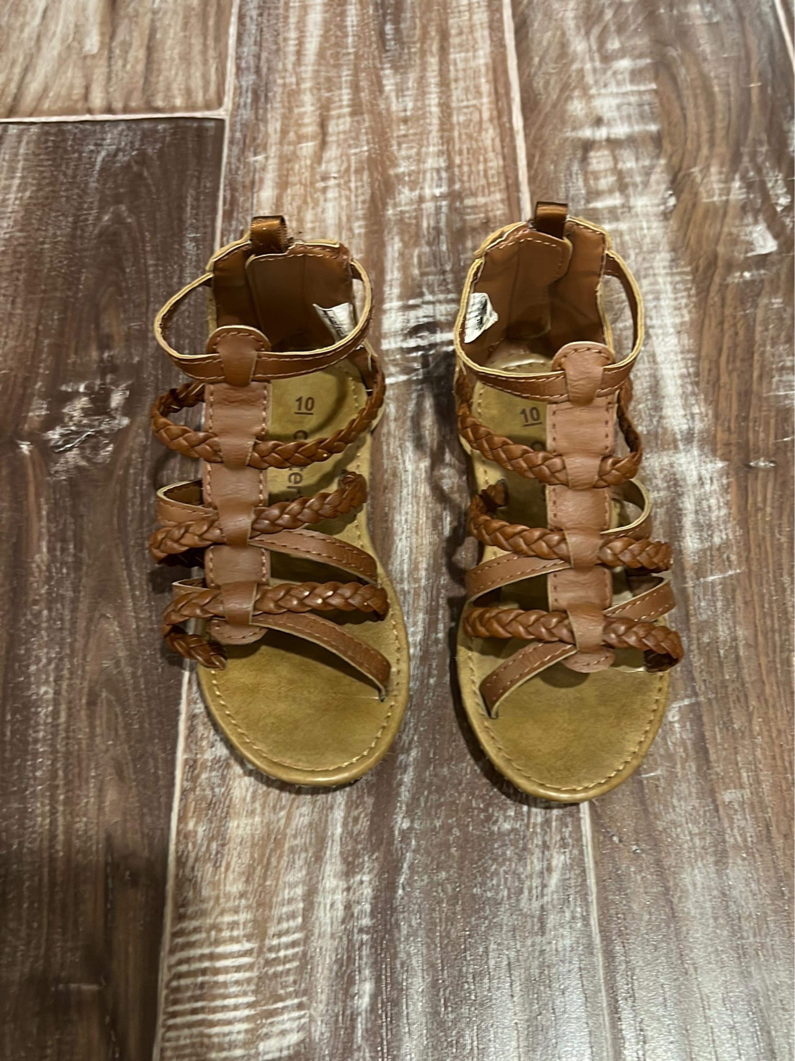 sandals size 10 Toddler Girls