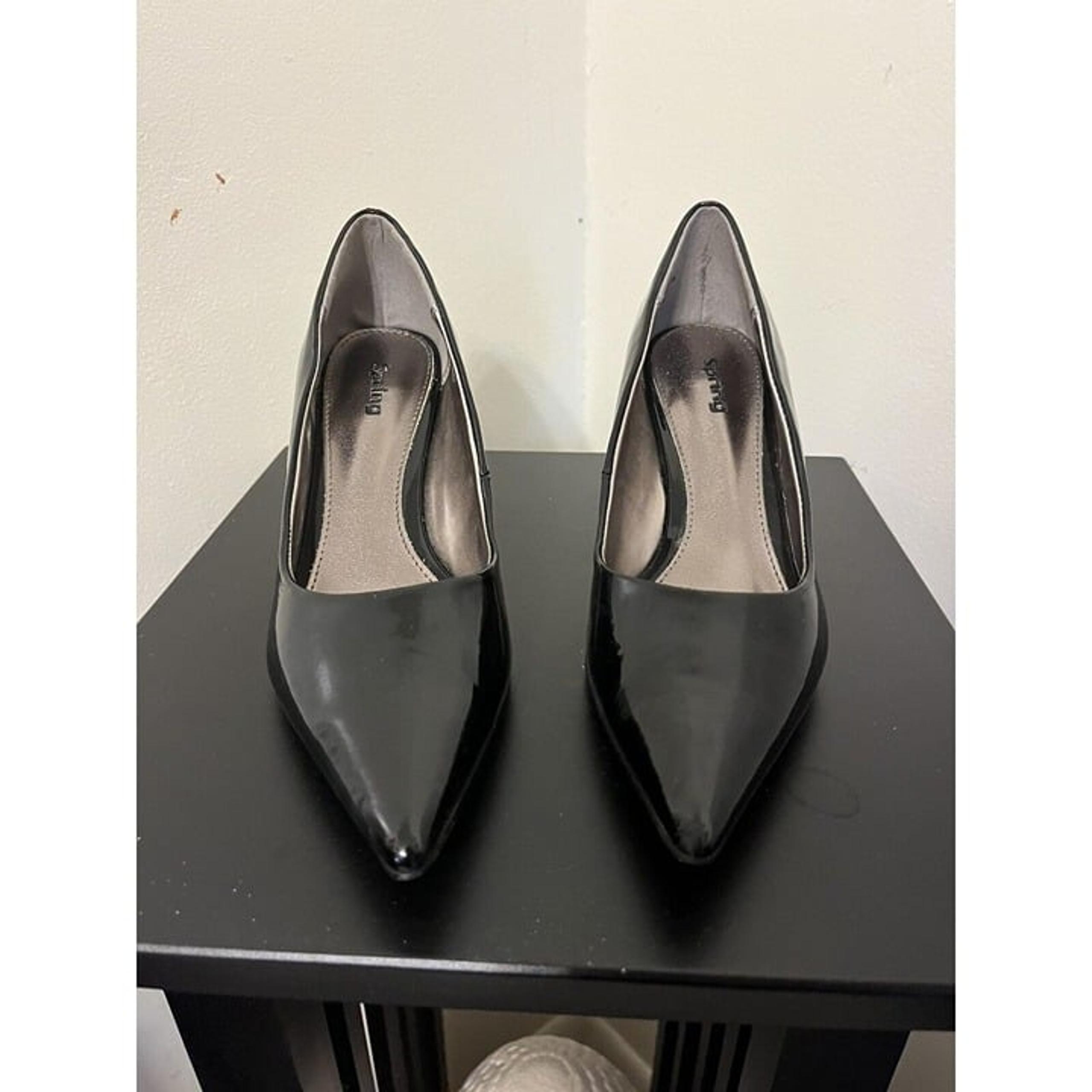 Call It Spring Women's Black Stiletto Pump Heels Size 6/36