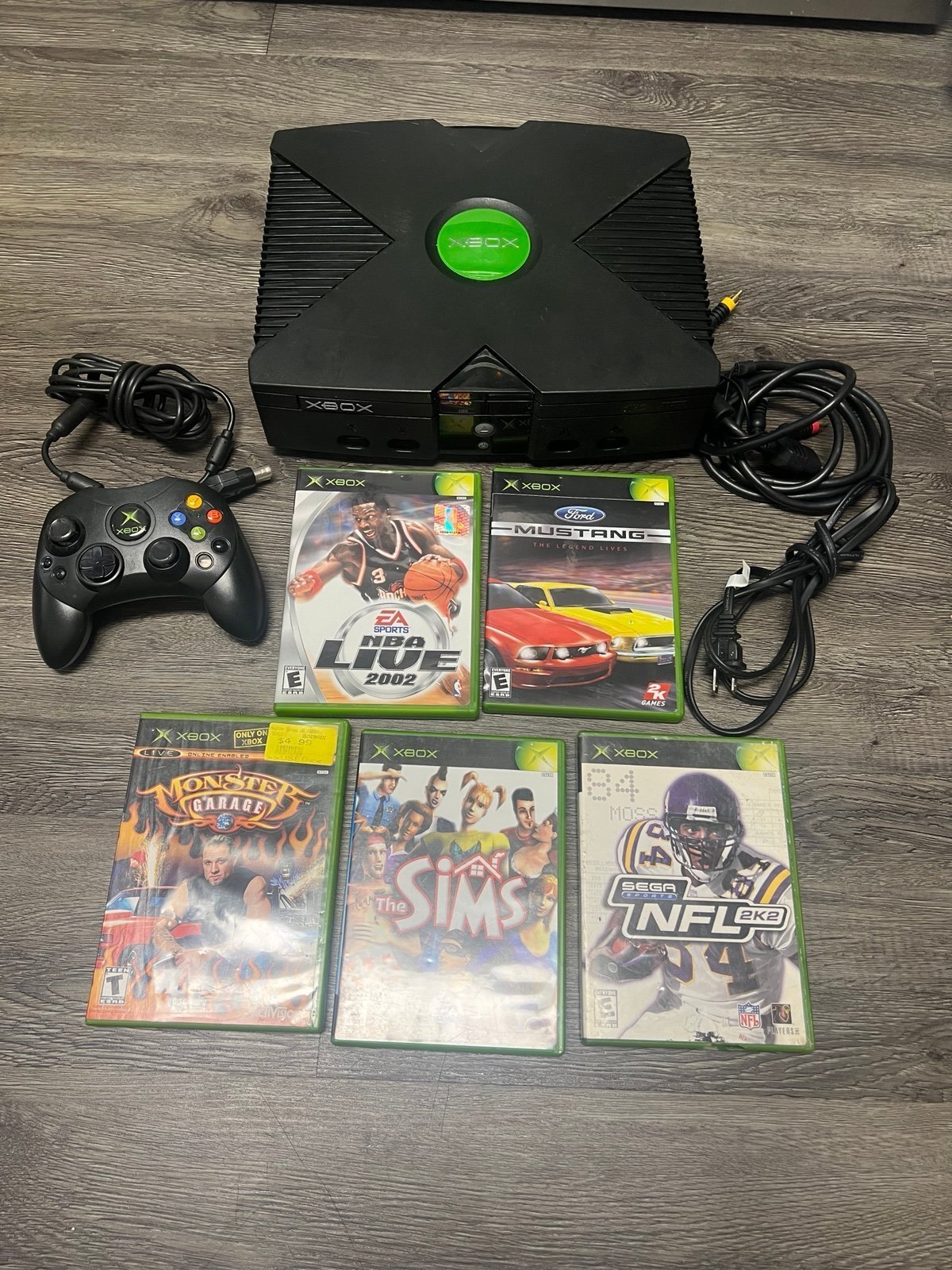 XBOX original + 5 games