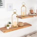 Lanterns Decorative Indoor Set of 2: Gold Lanterns for Table Centerpieces