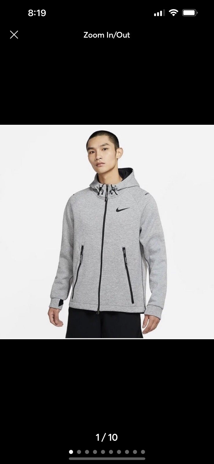 NWT NIKE Therma-FIT Full-Zip Training Hoodie Jacket
