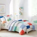 Pottery Barn Kids Dr Seuss The Lorax Happy Patchwork Quilt, Full/Queen