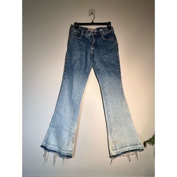 Y2K vintage faded denim jeans distressed size 3