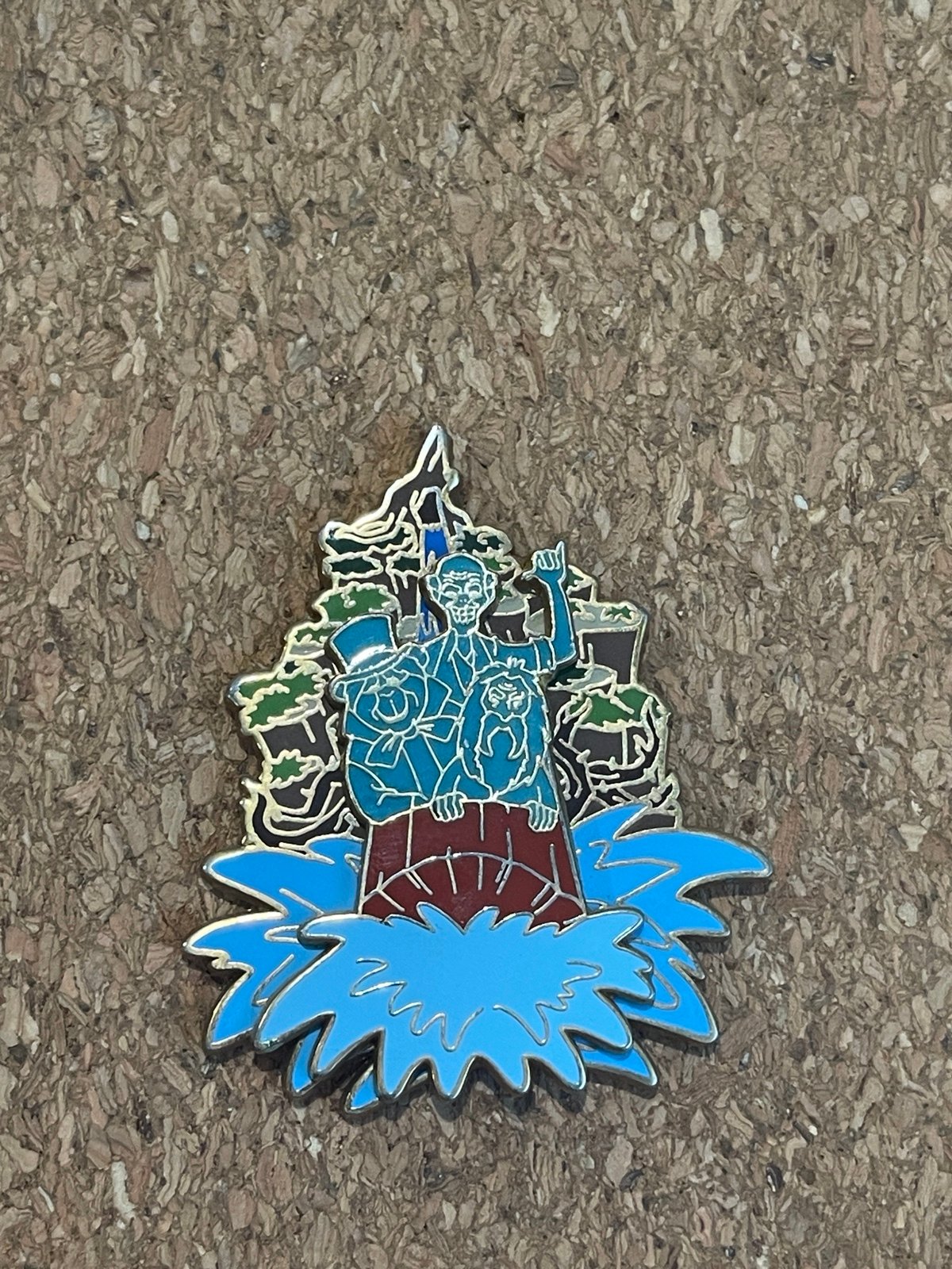 Disney Oogie Boogie's Mansion Hitchhiking Ghost Walk Event Splash Mountain Pin