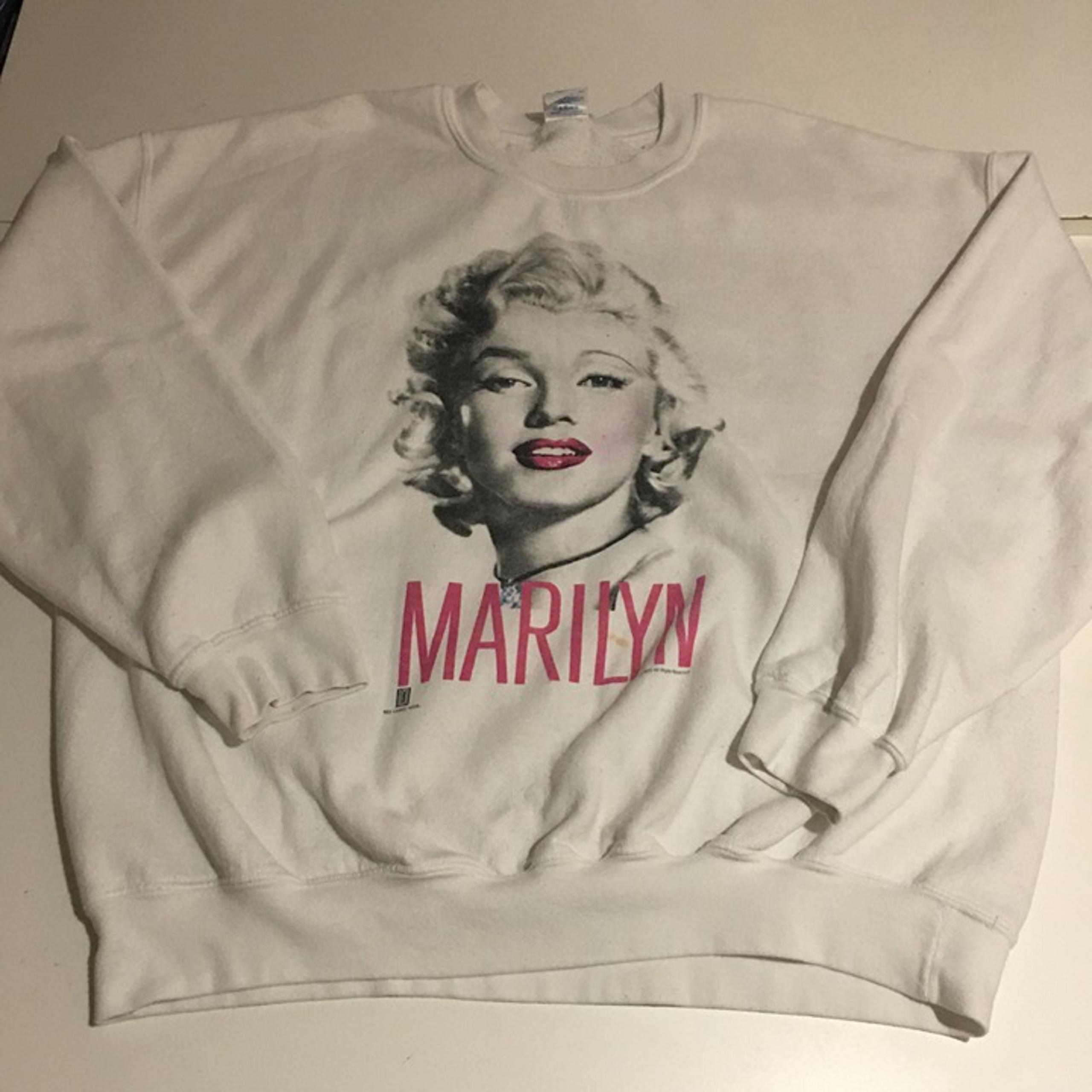 Marilyn Monroe Portrait Sweater Sweatshirt Mens XL Pullover Crewneck Freeze