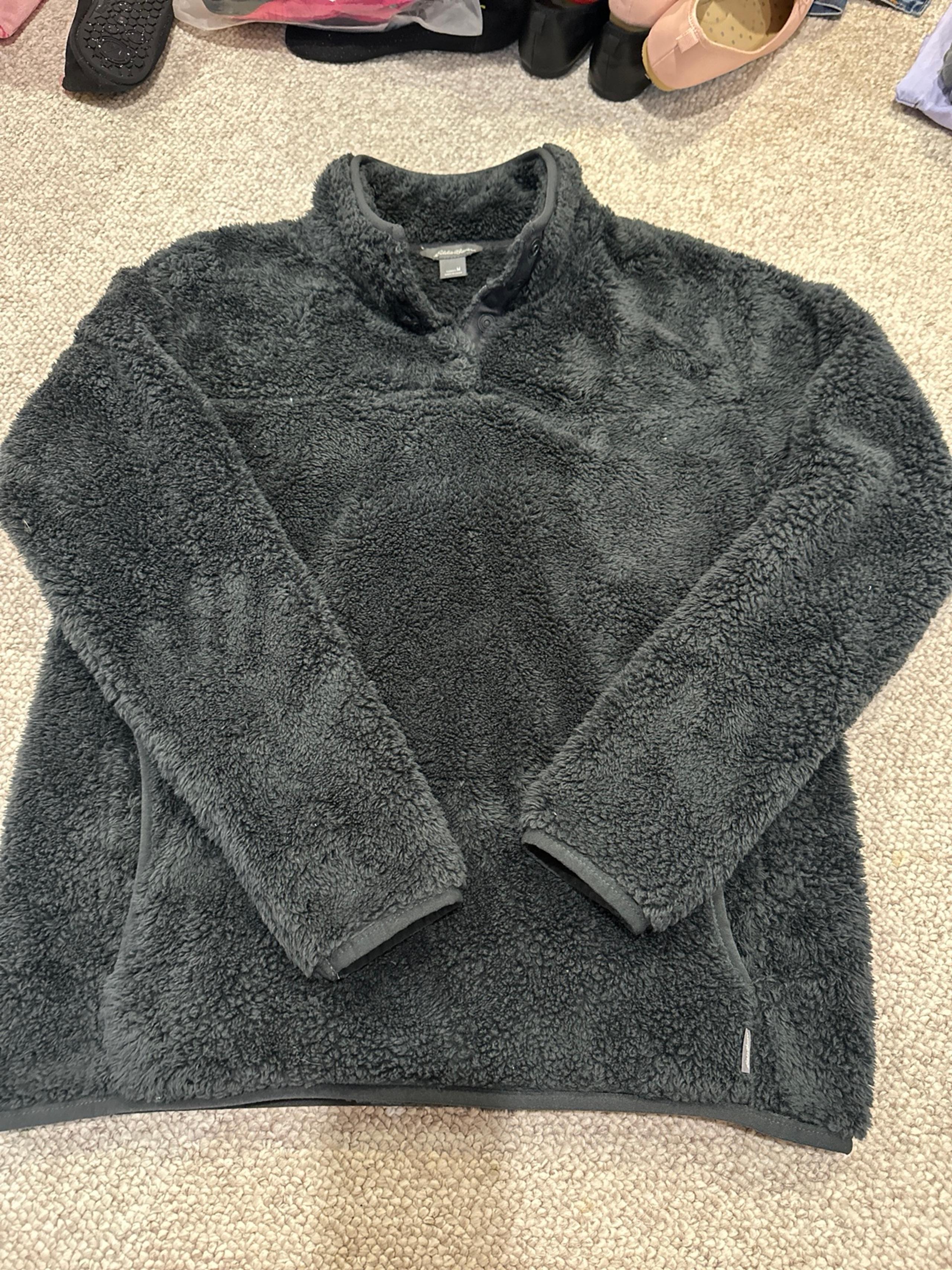 Eddie Bauer fleece pullover size med  like new