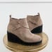 Eileen Fisher Tinker Suede Ankle Wedge Booties