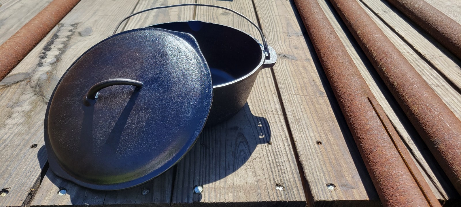 Birmingham Stove Range / BSR Cast Iron #8 / 10-5/8 Dutch Oven, Restored
