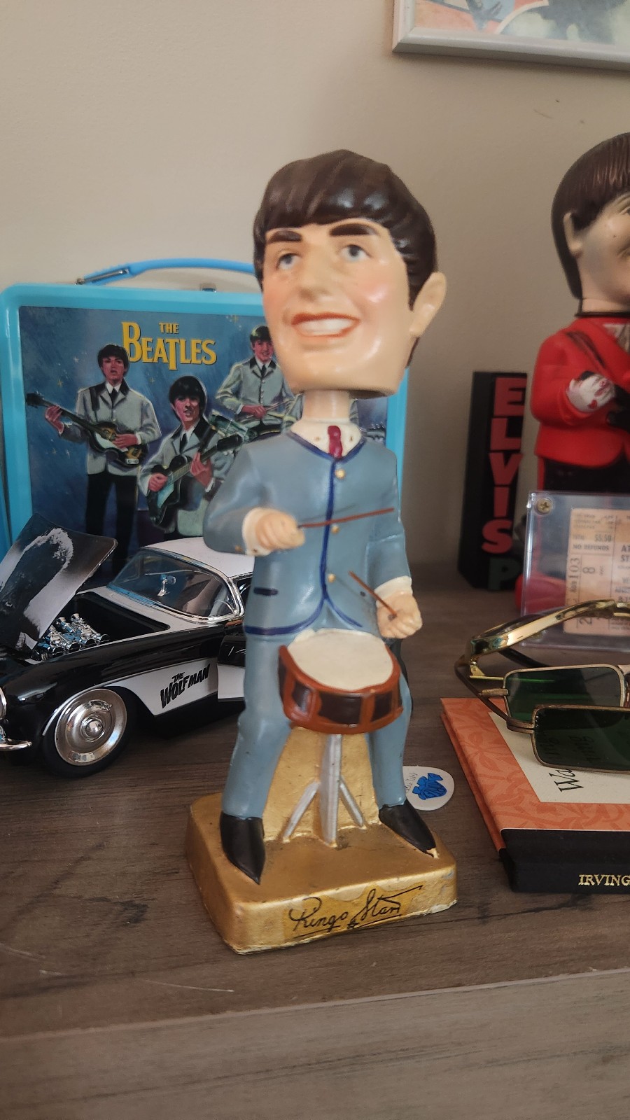 The Beatles Ringo Starr 1964 Car Mascots Bobblehead