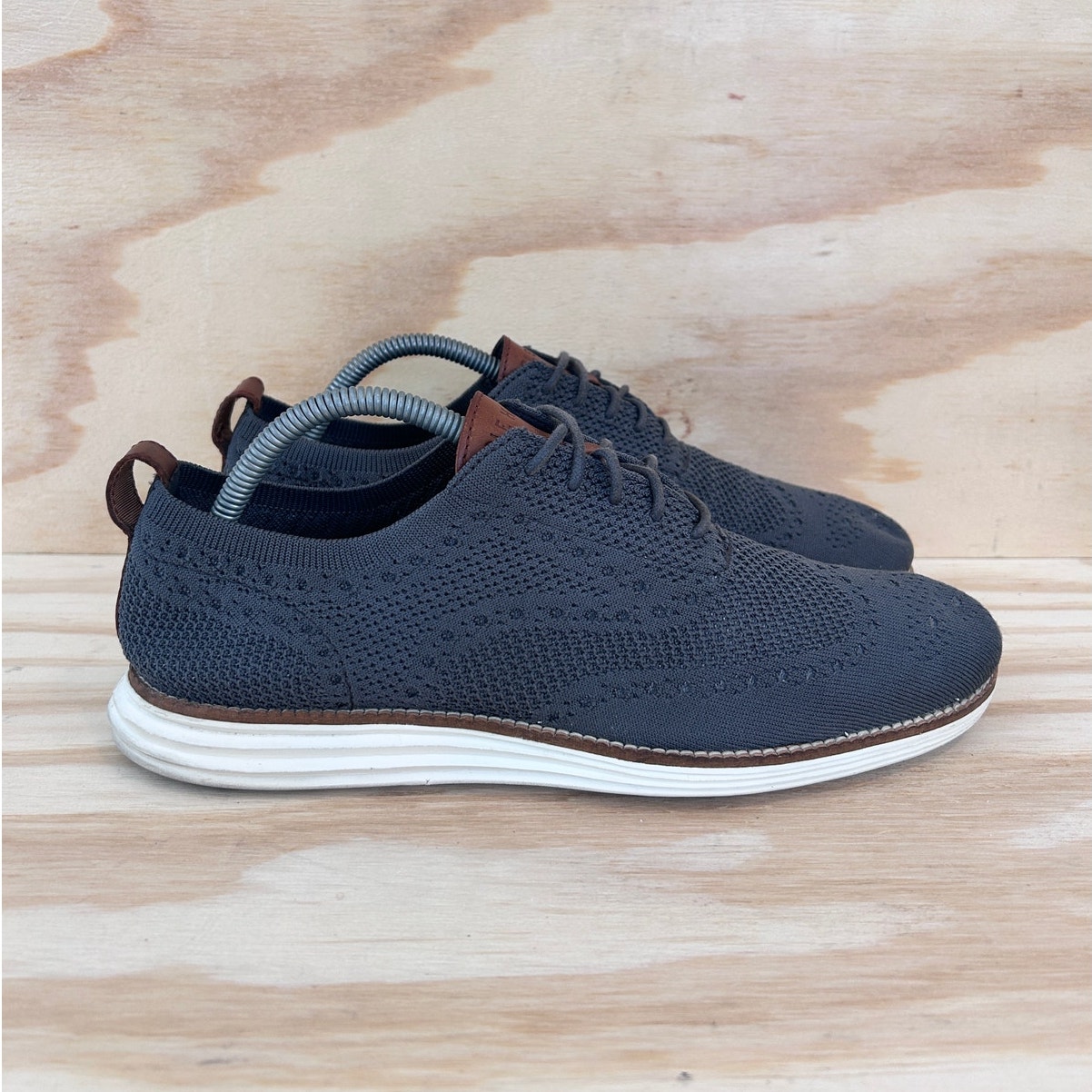 Cole Haan -Original Grand Stitchlite -Wingtip Oxford -Gray -Men's -8.5M - C27961