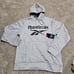 Designer women medium clothes reebok gray hoodie