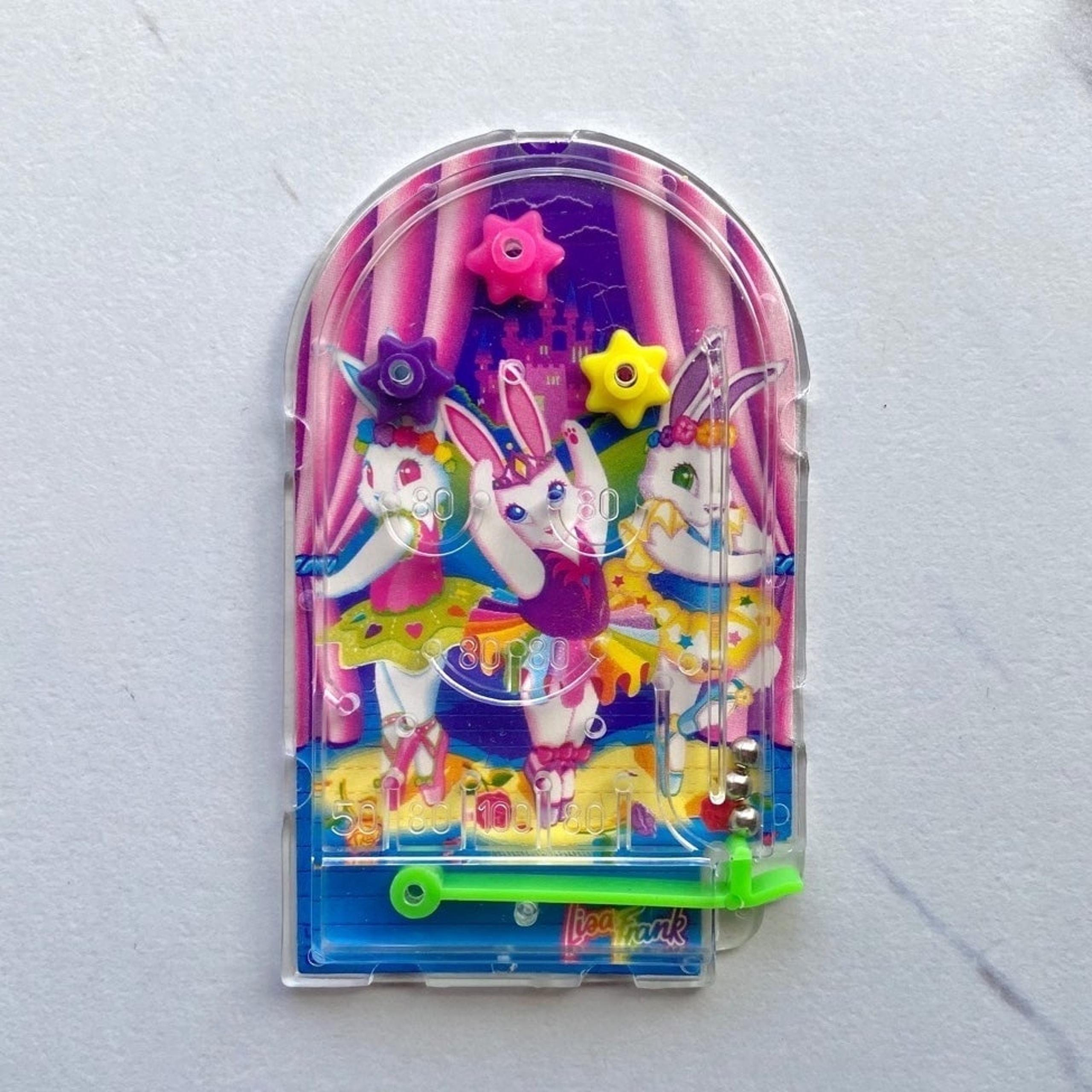 ✨VTG✨ Lisa Frank Ballerina Bunnies mini pinball game
