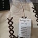 NWT Sondra Roberts Cream/Olive Vegan Leather and Canvas Stitch Bag