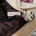 NWT Sondra Roberts Cream/Olive Vegan Leather and Canvas Stitch Bag