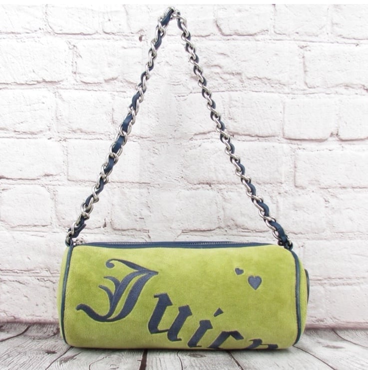 Juicy Couture Barrel Green Purse