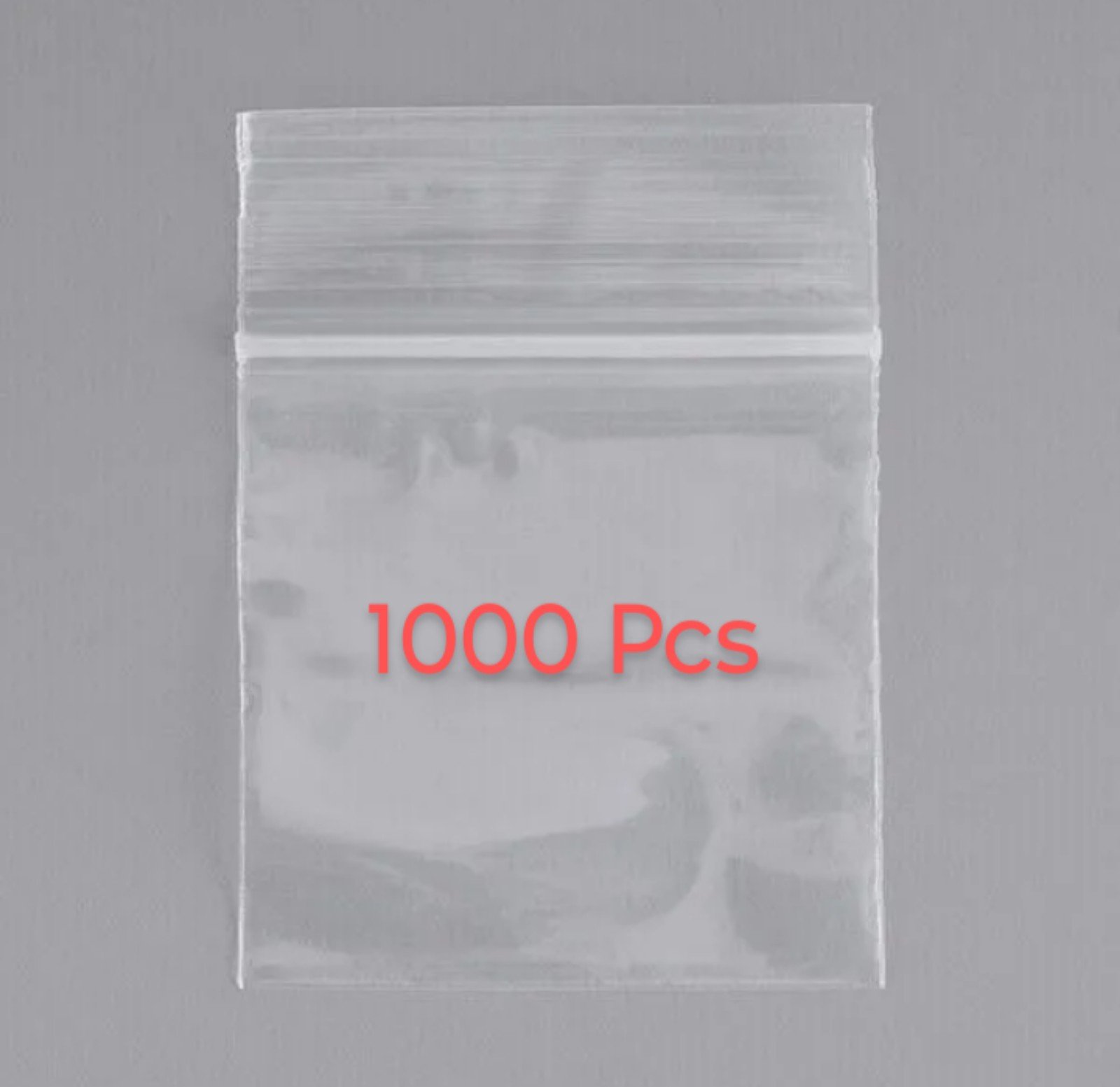 1000 Clear Small Zip Seal Top Lock 2 x 2 Plastic Bags 2Mil Jewelry Baggies