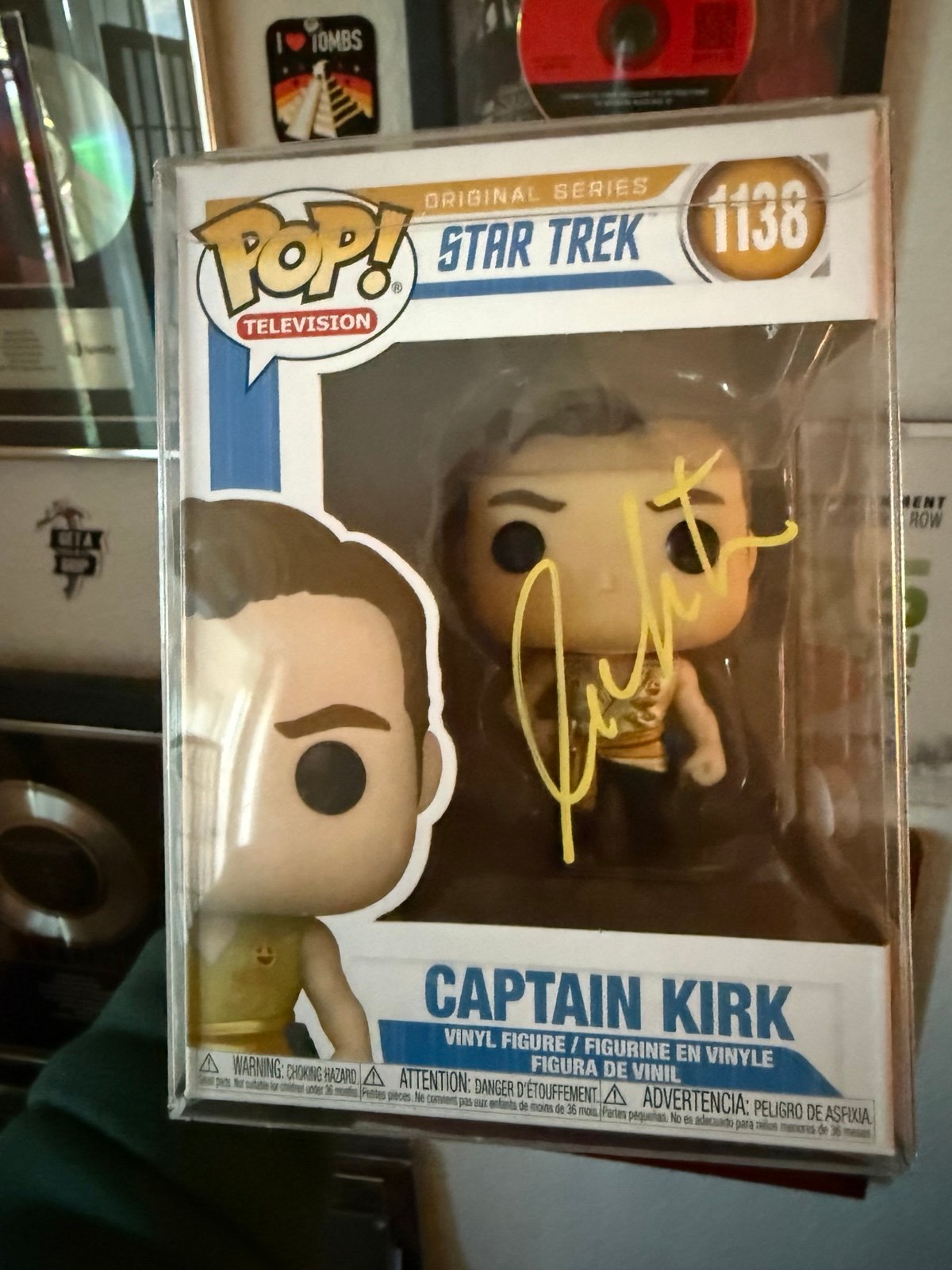 William Shatner Captain Kirk signed Funko JSA Graded