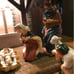 Porcelain nativity set