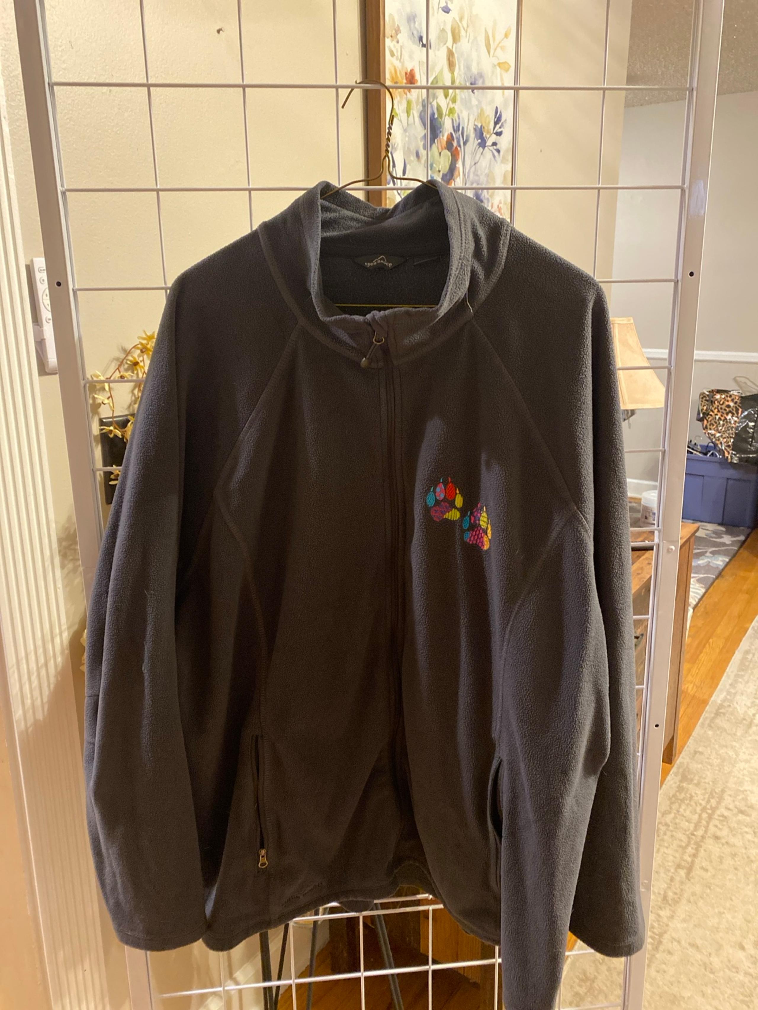 Fleece jacket 3XL Eddie Bauer grey