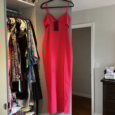 Bodycon long slit dress