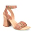 Born Tahlia Sandals 8 NWOT Brown Leather Heels Comfort Buckle Travel