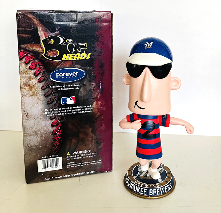 Polish Sausage Milwaukee Brewers ~ ORIGINAL 2008 FOCO Big Head Bobblehead