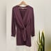 Diane von Furstenberg Plum Purple Silk Dress Size 10