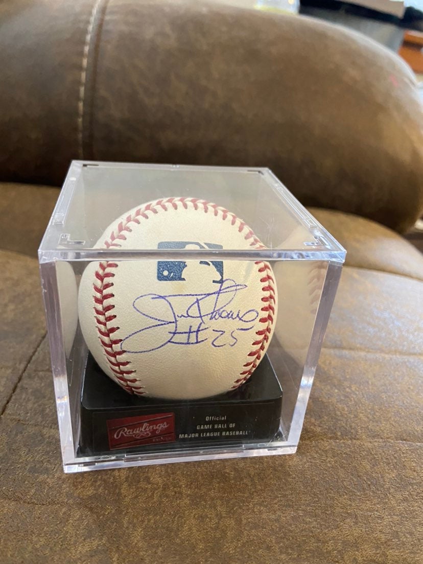 Autographed baseball