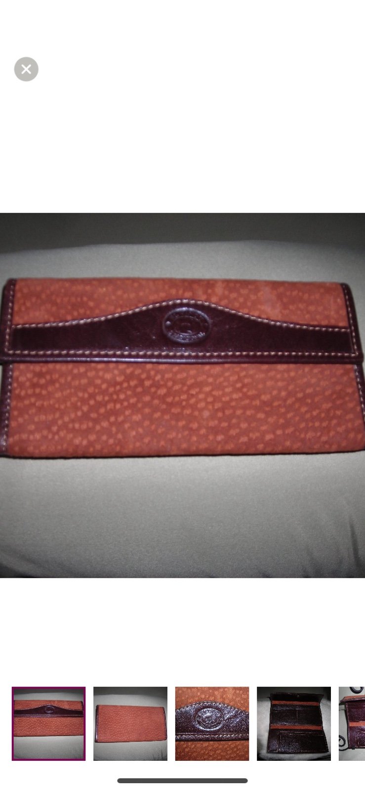 El Nandu hand tooled Argentinian wallet