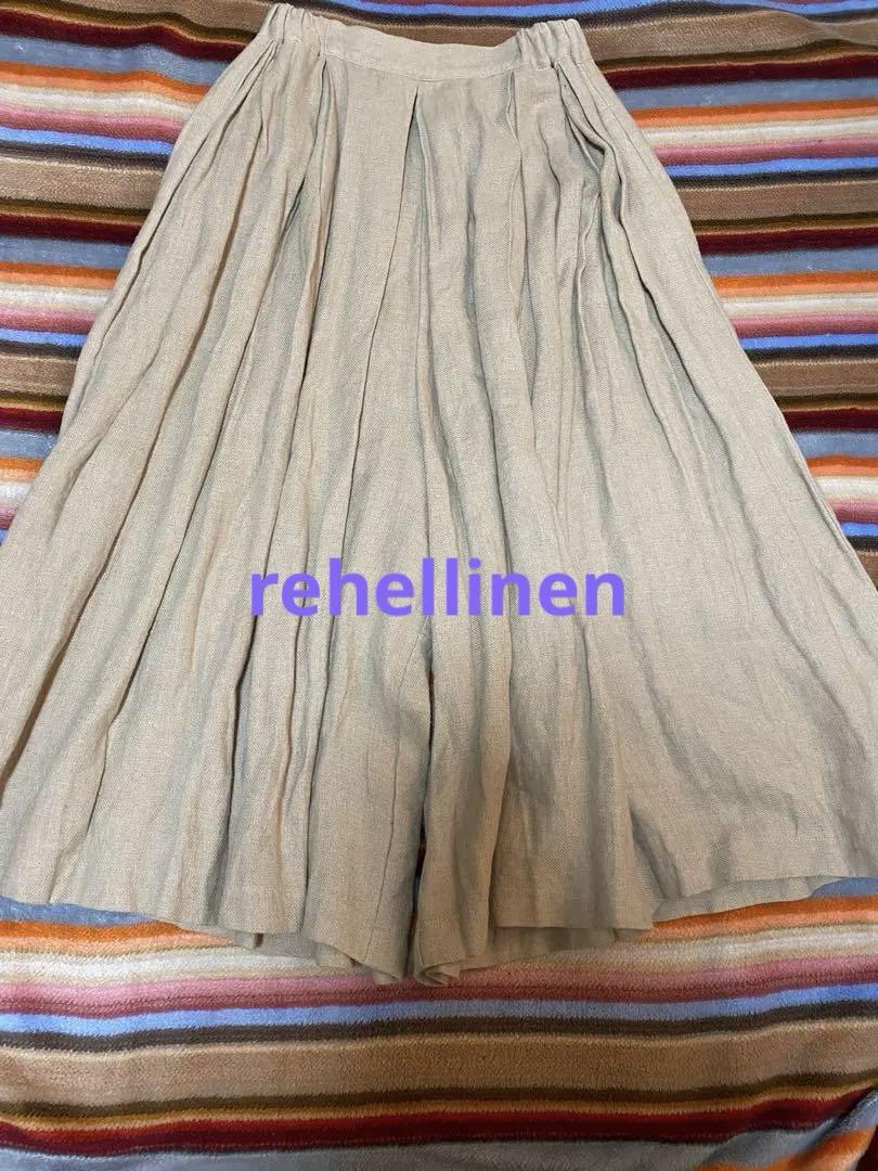 100% Linen Culottes, Made in Japan