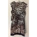 BEBE Black/leopard reversible satin mini dress small ret 165