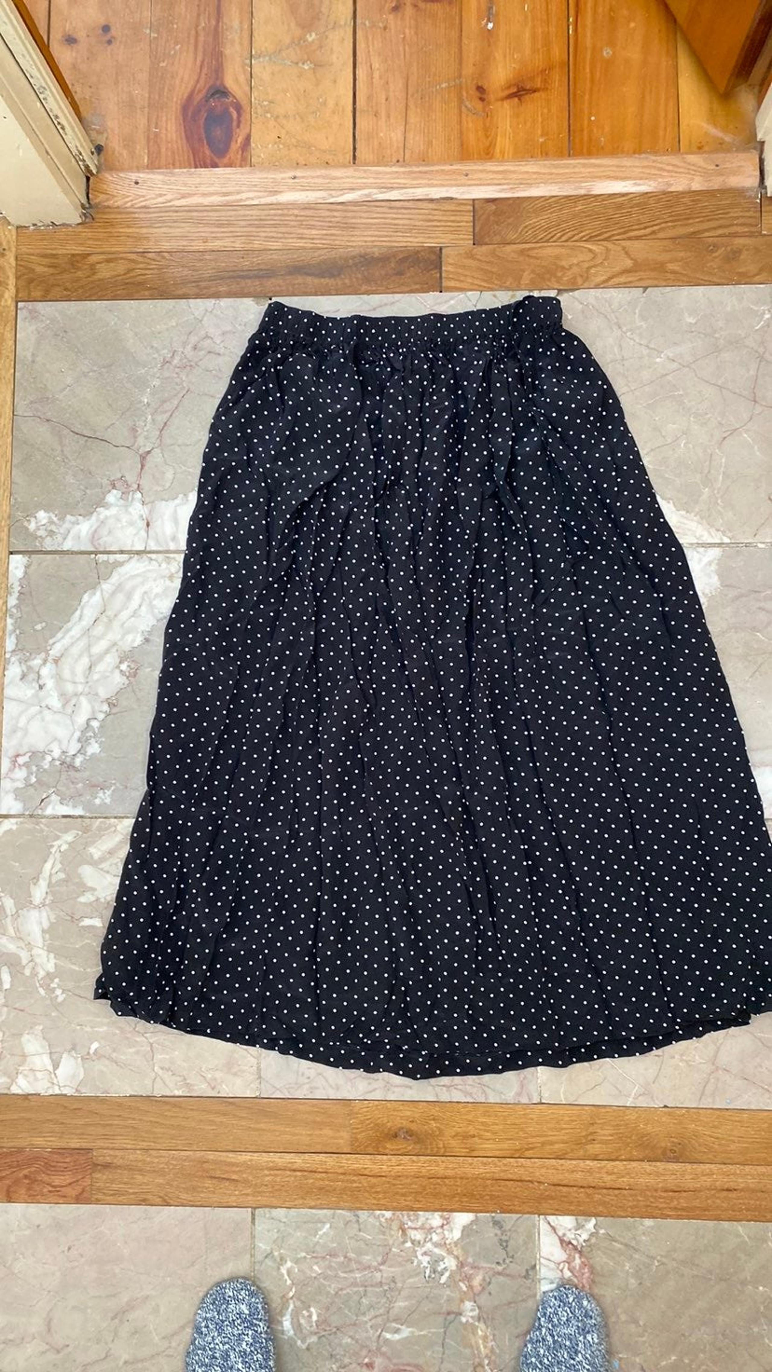 Garnet Hill Polka Dot Skirt M