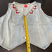 Strawberry Shortcake Floral Strawberry Women's Denim Vest