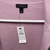 Talbots Light Dusty Pink 60% Merino Wool Open Front Cardigan Jacket Sz Small S