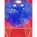 Kosta Boda Blue Candle Holder Swirl Glass Votive Tea Light Sweden 3742 Heavy