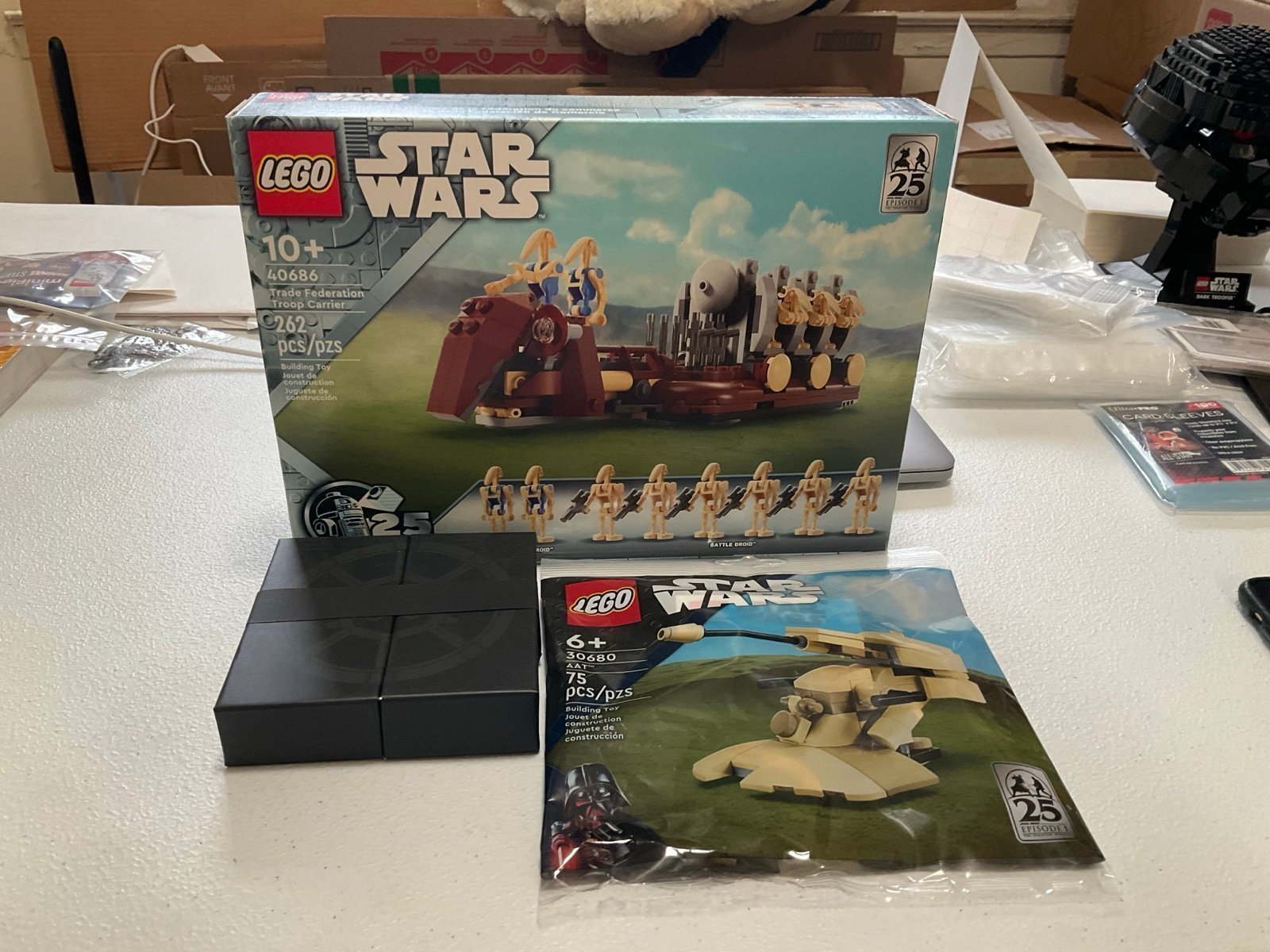 Lego Star Wars Trade Federation Troop Carrier 40686 + AAT 30680 + Coin 5008818