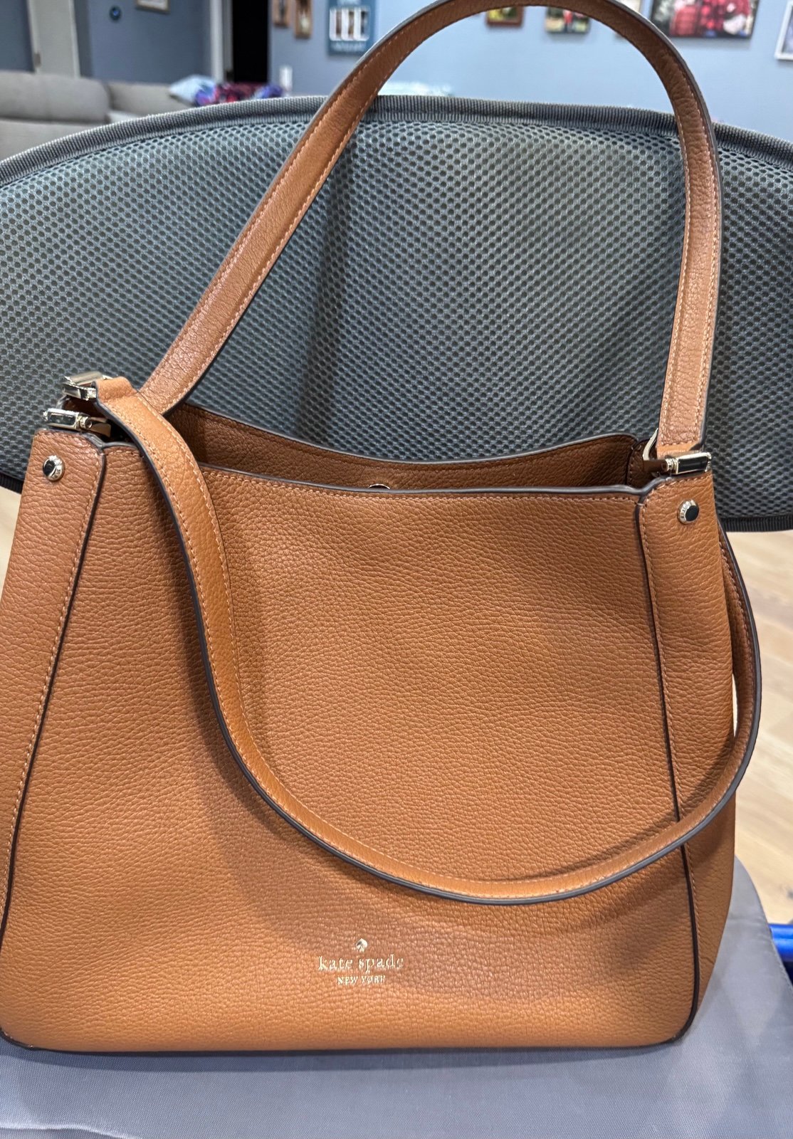 Kate Spade triple compartment Shoulder Bag, Warm Ginger