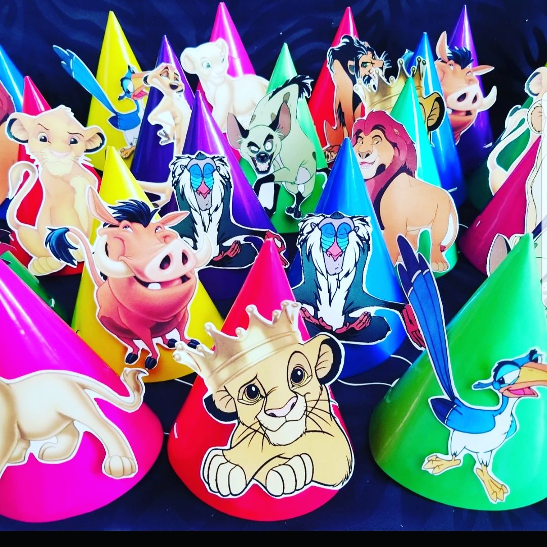 Lion king party hats