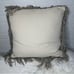 Joss & Main Loloi Wool Textured Fringe Tassel Accent Pillow 22 x 22