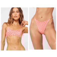 L*Space Heat Waves Bikini Set, Pamela Top & Van Damme Bottom, NWT