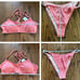 L*Space Heat Waves Bikini Set, Pamela Top & Van Damme Bottom, NWT