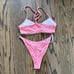 L*Space Heat Waves Bikini Set, Pamela Top & Van Damme Bottom, NWT
