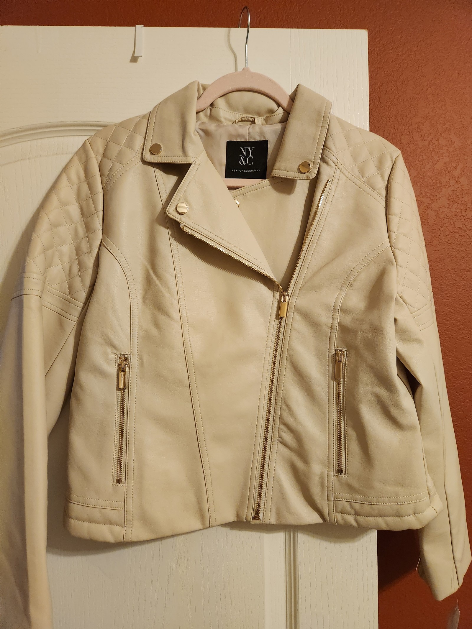 Women's NY&C Faux Leather Jacket